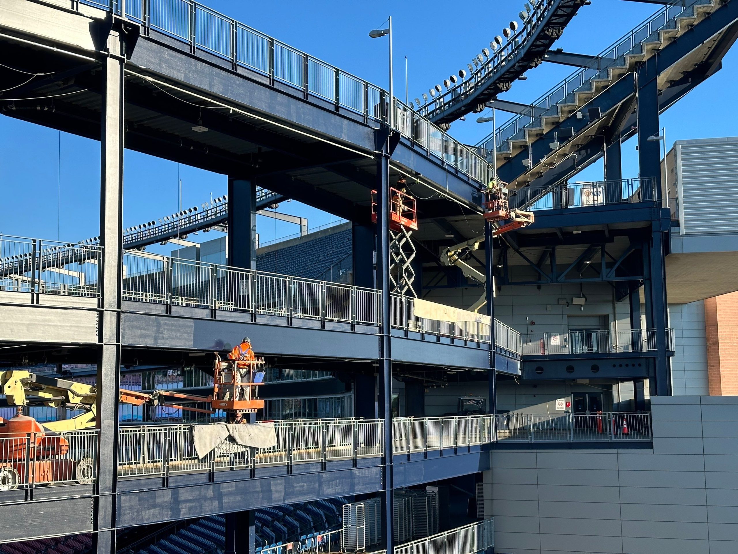 Gillette Stadium Steel Resurfacing